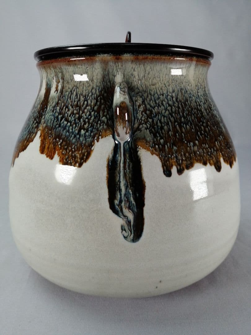 【茶事具】佐平造　朝鮮唐津水指　水指416