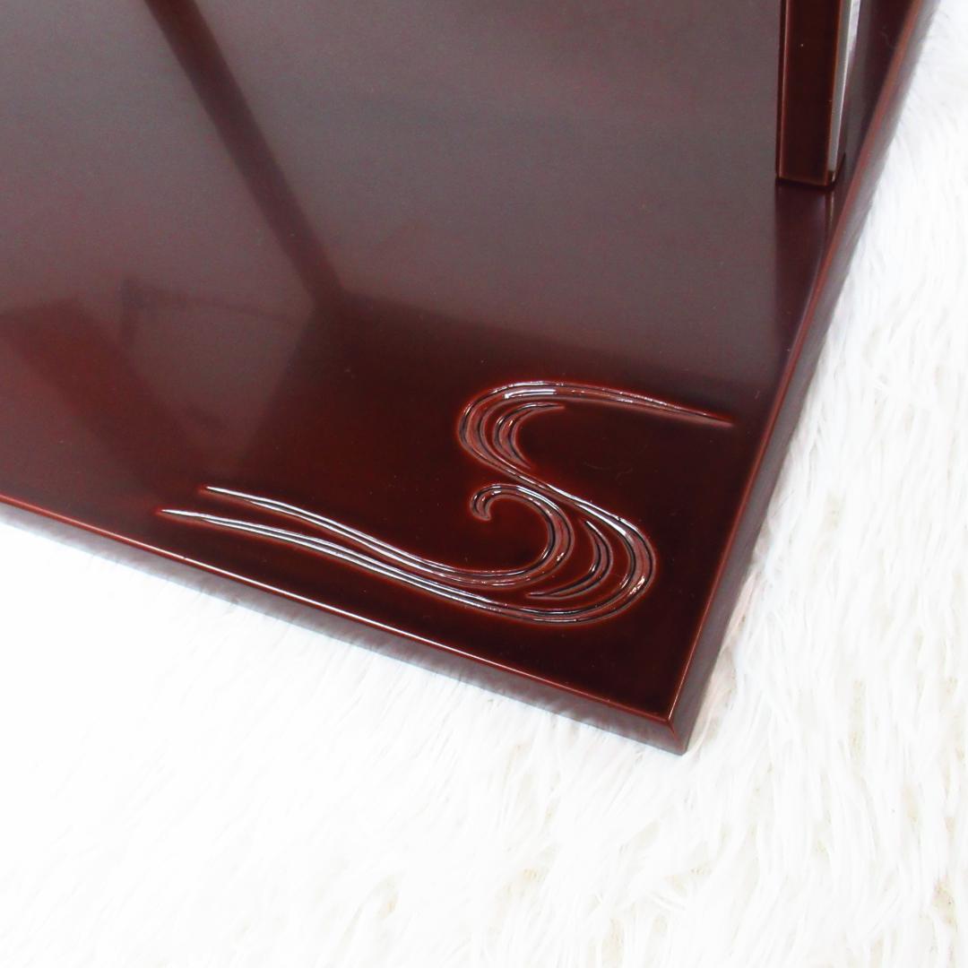 茶道具 山雲棚 京塗師「川瀬表完 作」組立式 鵬雲斎好 茶棚