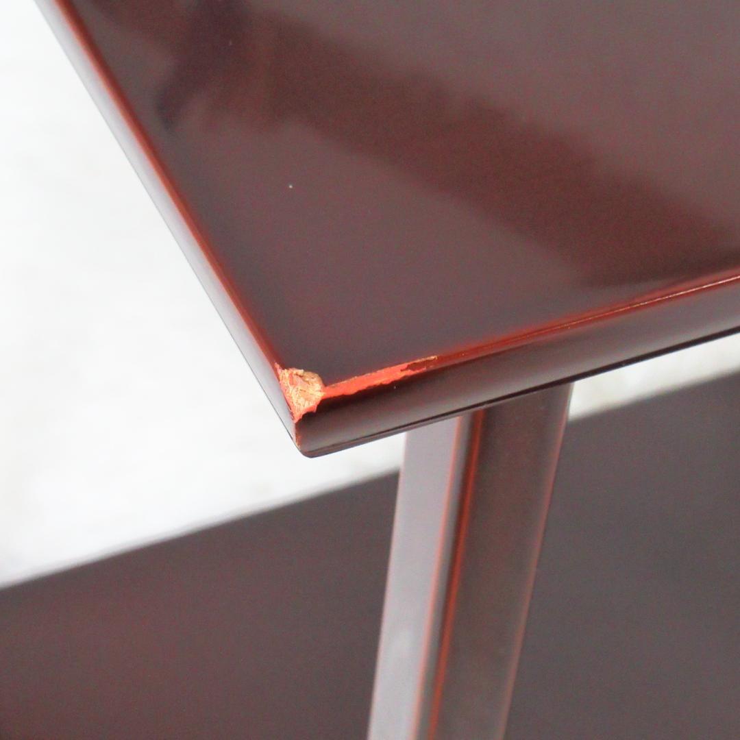 茶道具 山雲棚 京塗師「川瀬表完 作」組立式 鵬雲斎好 茶棚