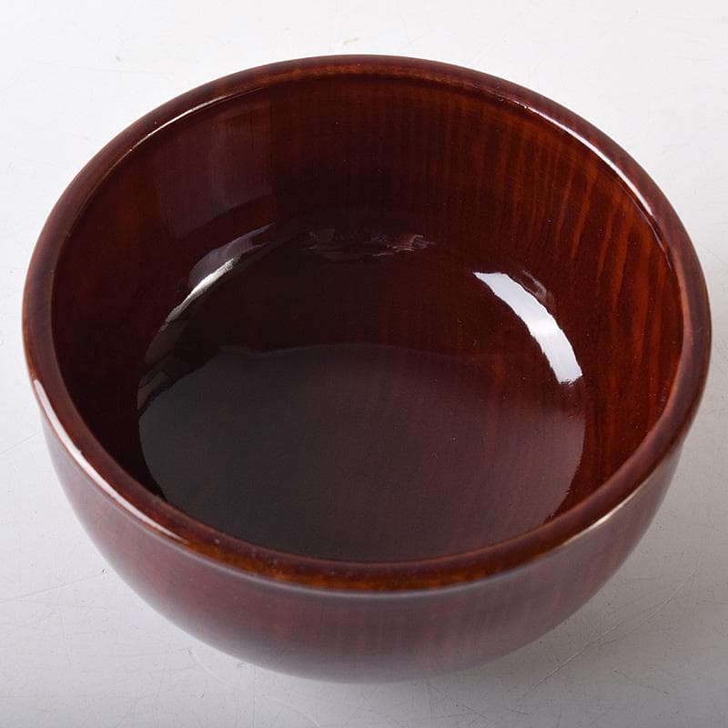 茶道具　栄春造　溜塗　老松蒔絵　茶器　龍村美術織物謹製仕覆付　共箱　V　7529