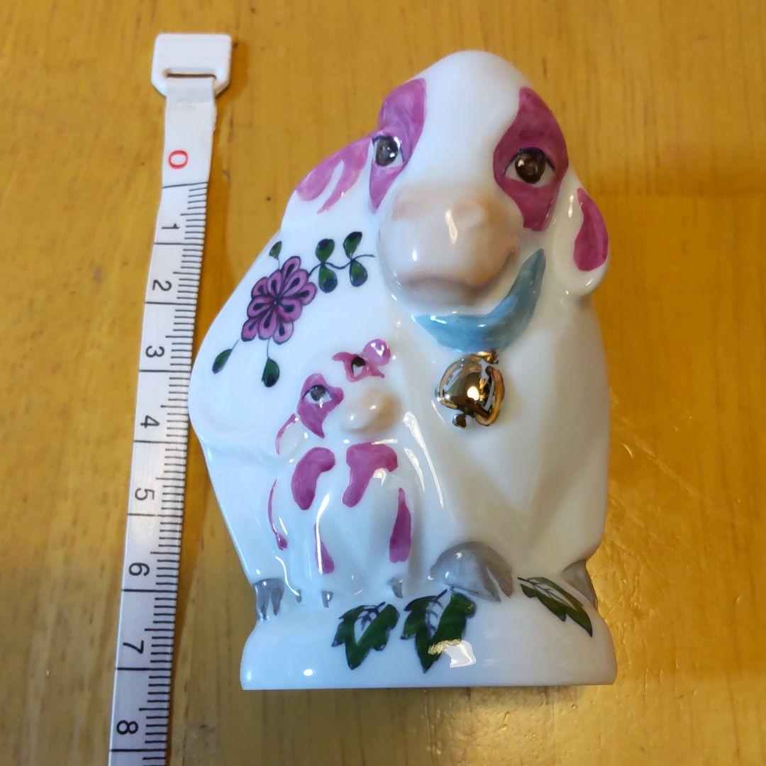 ペア割引ありMEISSEN⭐️2021年干支丑 ピンクの牛 置物 新品未使用