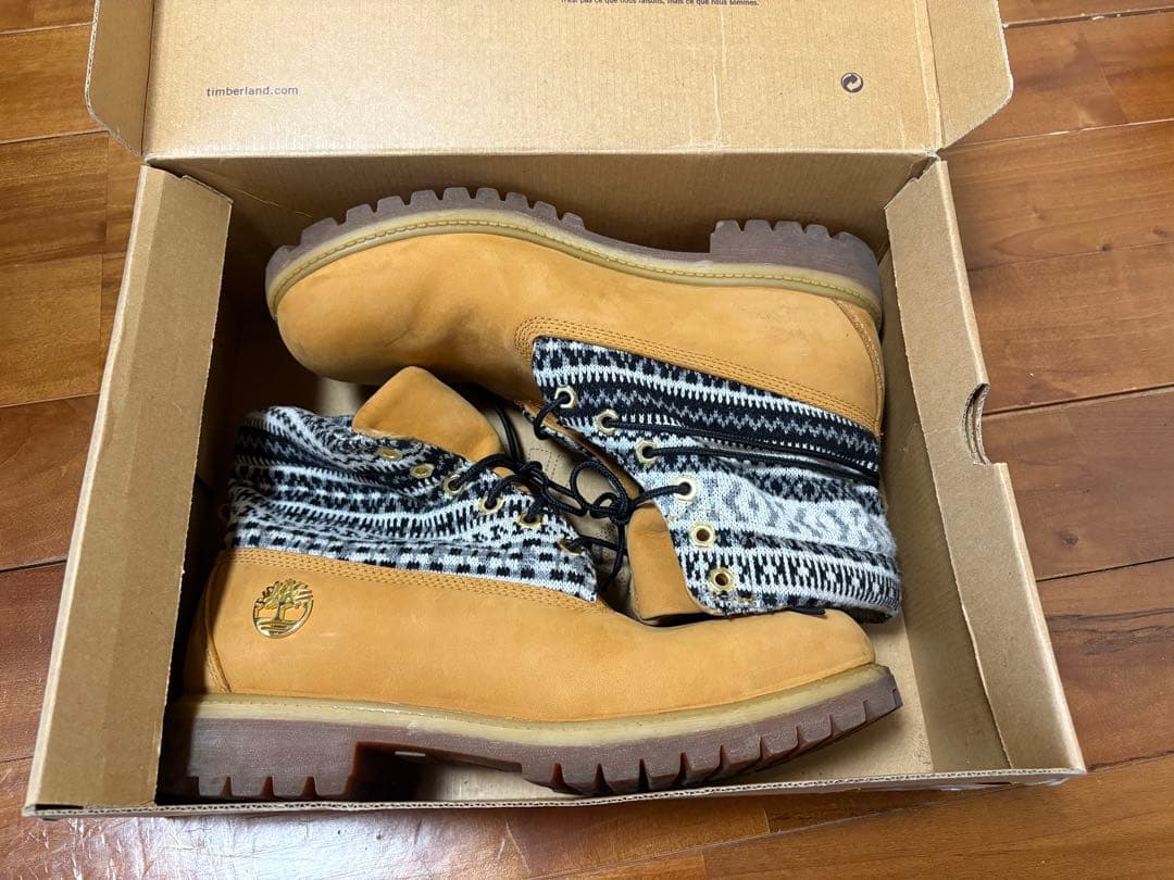 Timberland ワークブーツ 27.5cm 茶 6437R ロールトップ