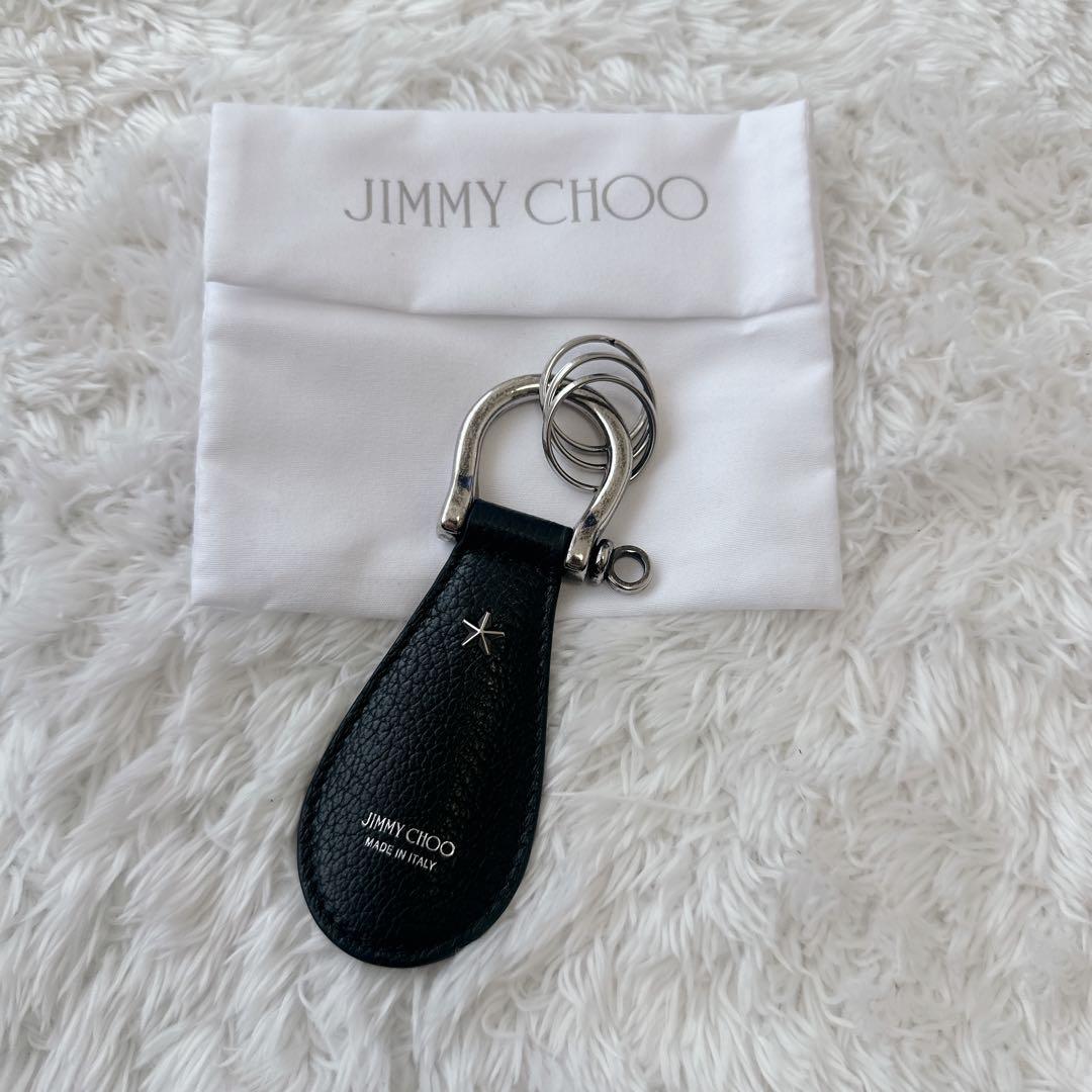 美品 箱付き JIMMY CHOO レザー　キーチャーム