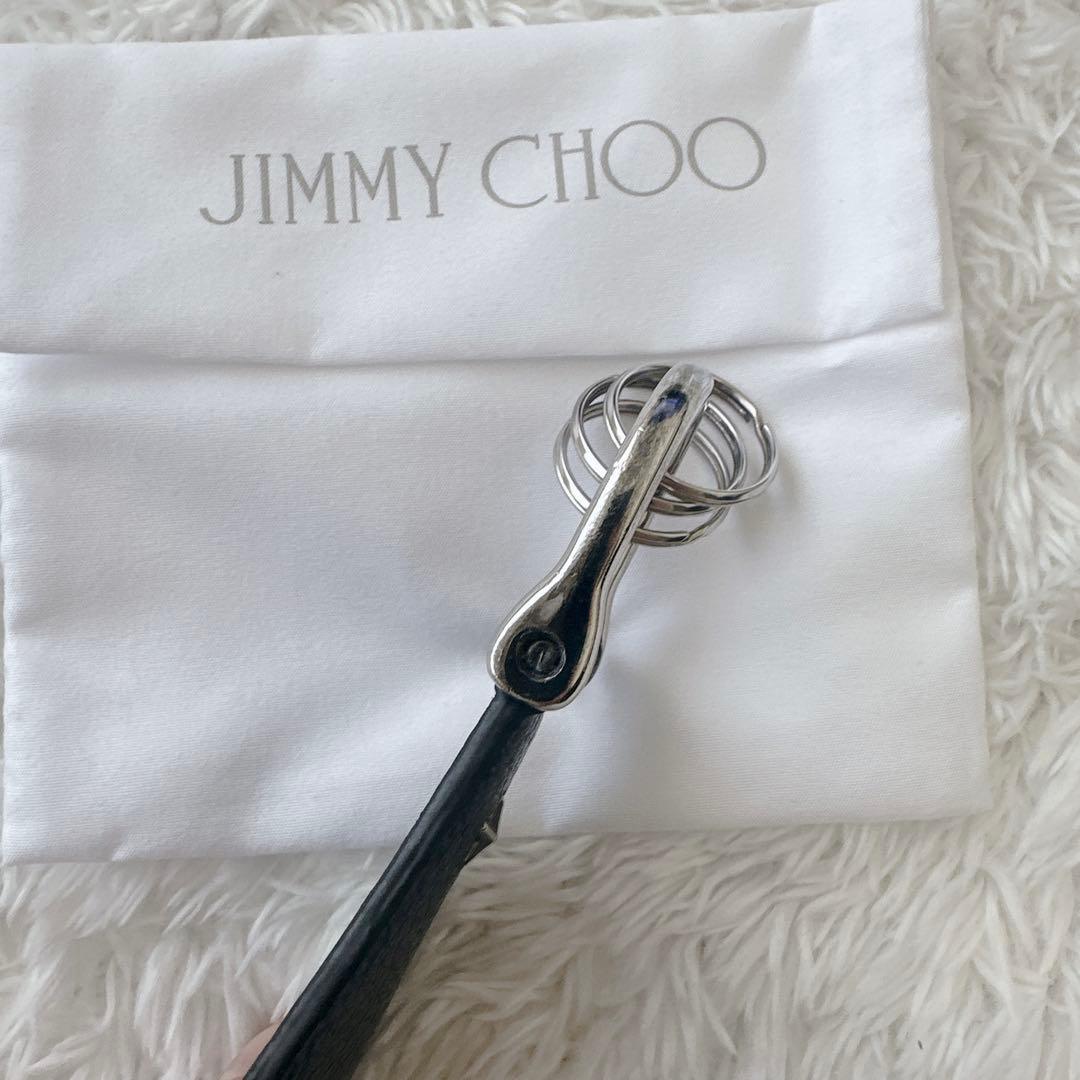 美品 箱付き JIMMY CHOO レザー　キーチャーム