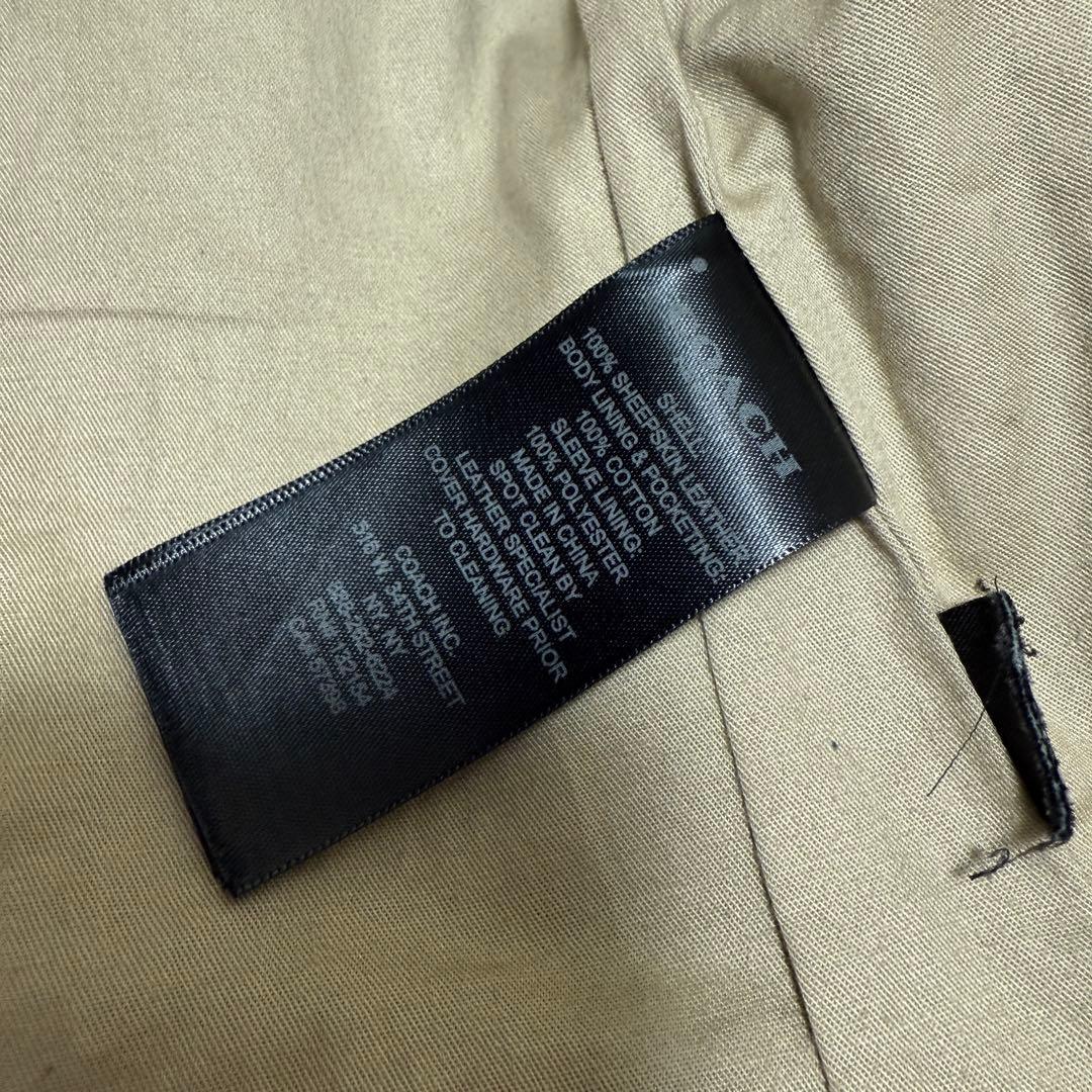 ◆COACH◆上質 レザージャケットS 7〜9号