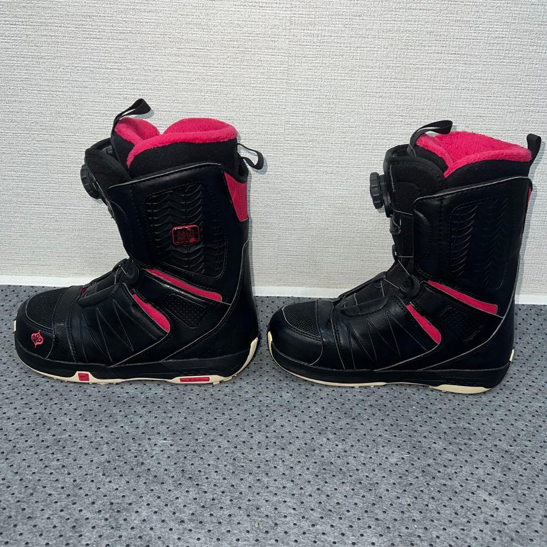 7-8回着用レディース23cm SALOMON PEARL BOAブーツ