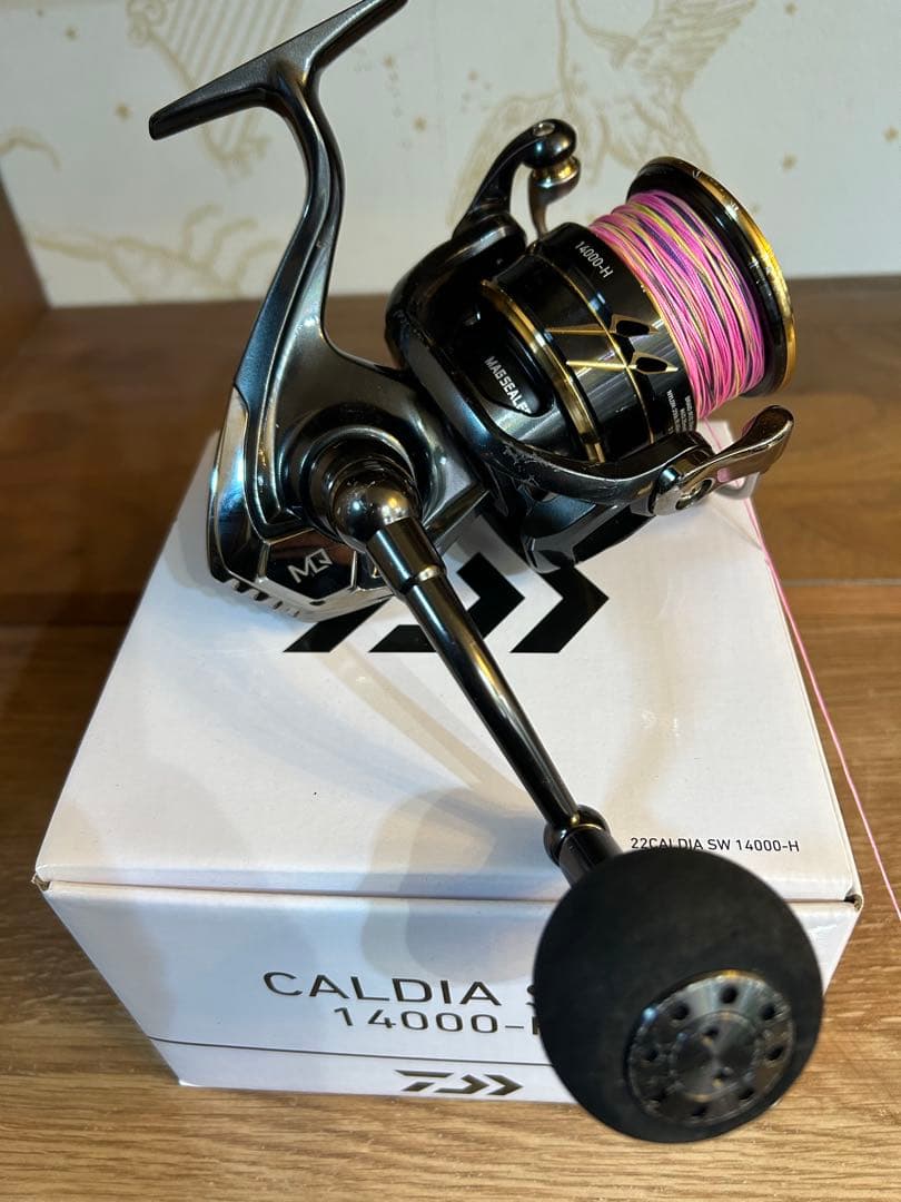 Daiwa CALDIA SW 14000-H スピニングリール　箱あり