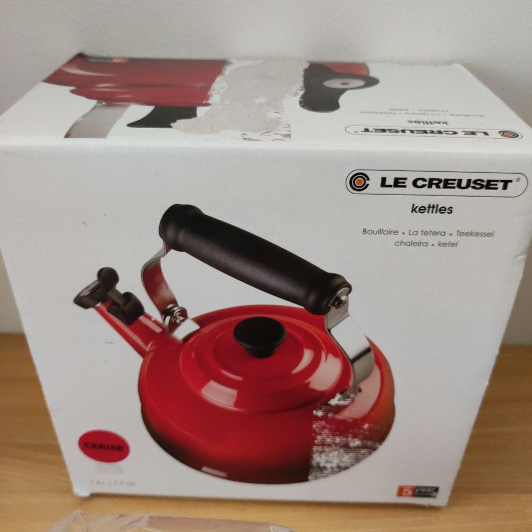 未使用 LE CREUSET やかん エナメルオンスチール 1.8クォート
