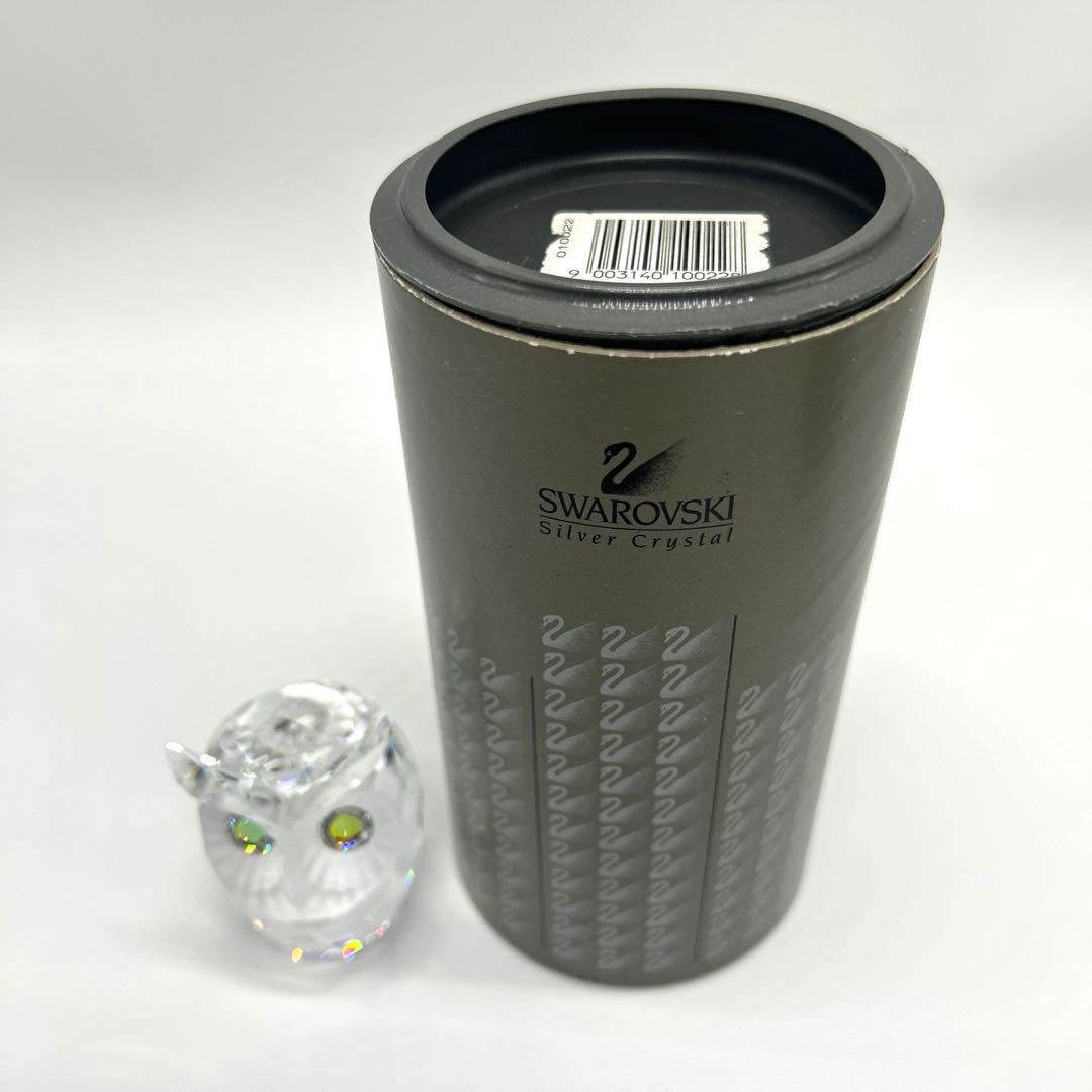 『（C）スワロフスキー　SWAROVSKI クリスタルアニマル／フクロウ×2点』