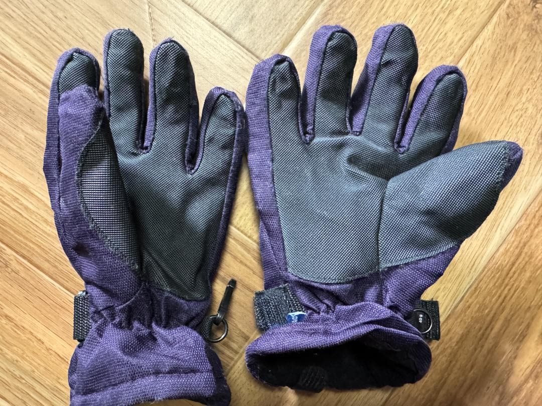 モンベル スノーウェア上下セット 130cm グローブ付き