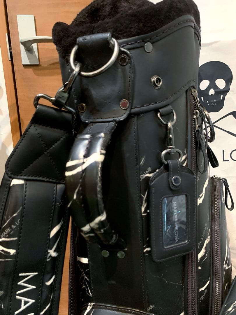 希少　即完売　マークアンドロナ　mark&lona キャディバッグ　大理石柄