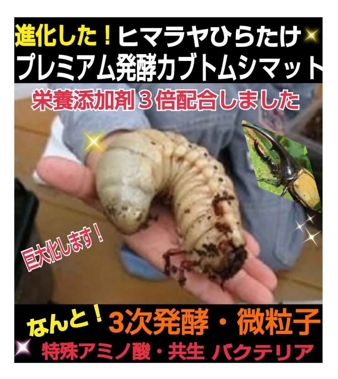 増量【80リットル】プレミアム3次発酵カブトムシマット☆特殊アミノ酸強化配合！