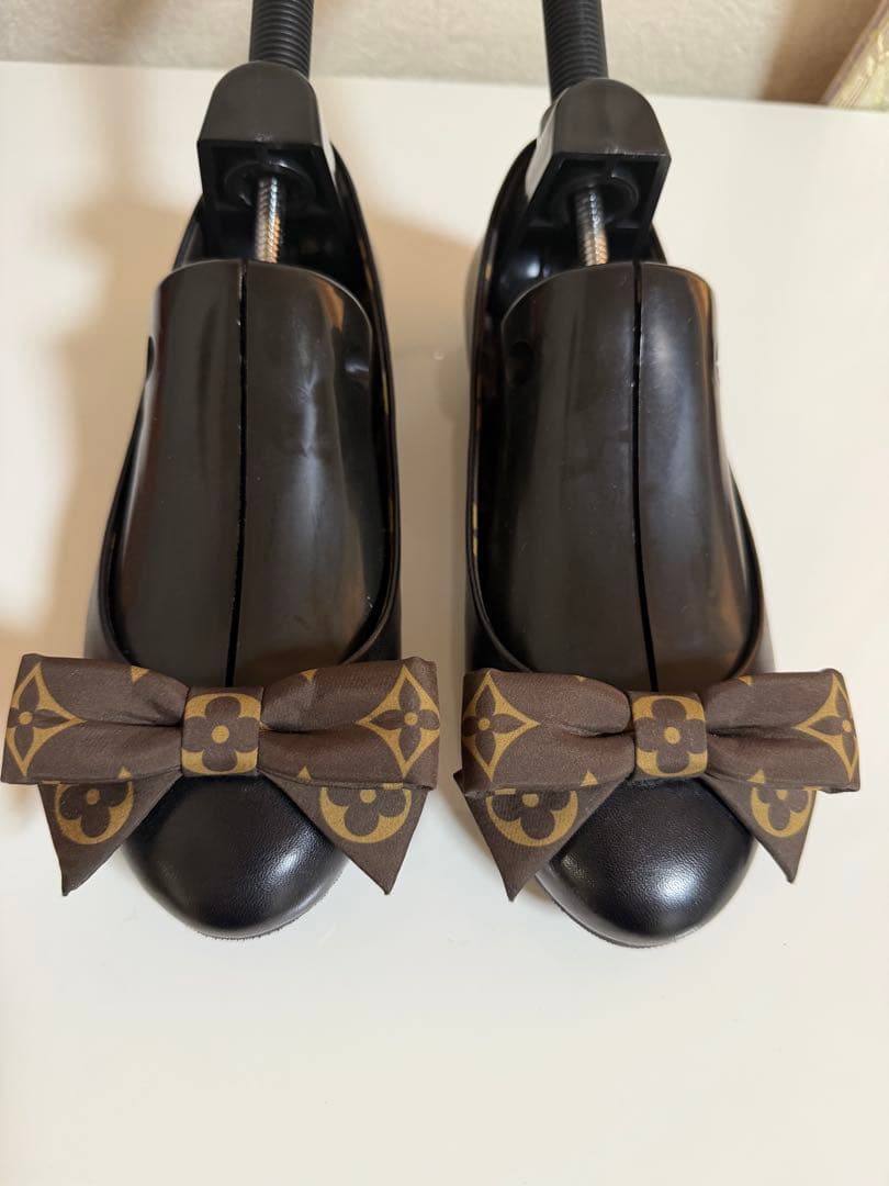 LOUIS VUITTON ポピライン・バレリーナ（フラット）