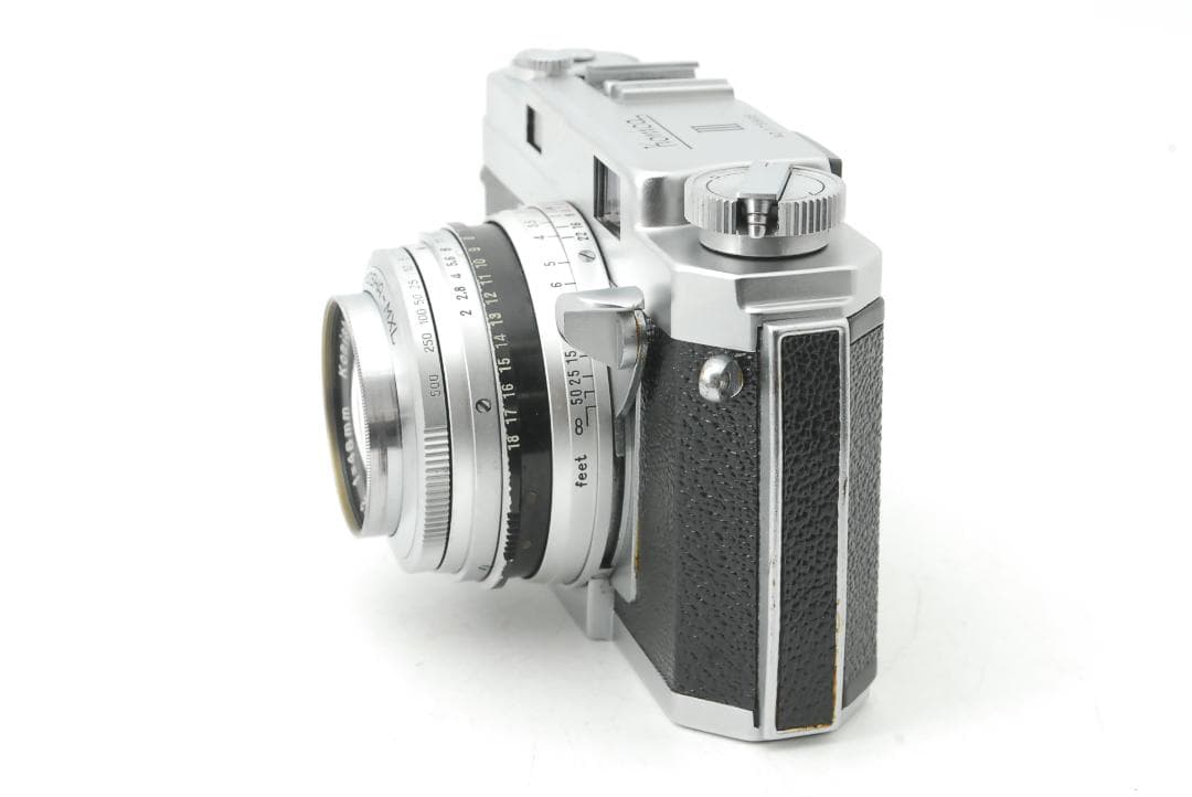 【外観美品・ 完動品】KONICA Ⅲ 48mm F/2 フィルムカメラ