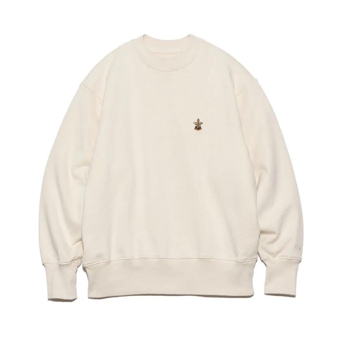 新品未使用ザノースフェイスパープルレーベル13オンスモックネックスウェット日本製