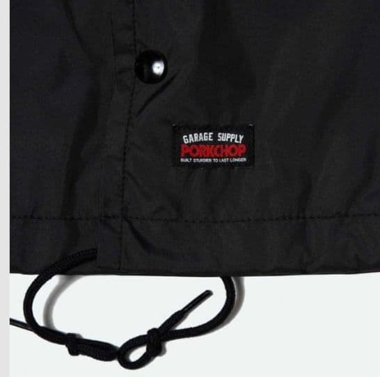 PORKCHOP x MASSES ナイロンジャケット コーチジャケット L 黒