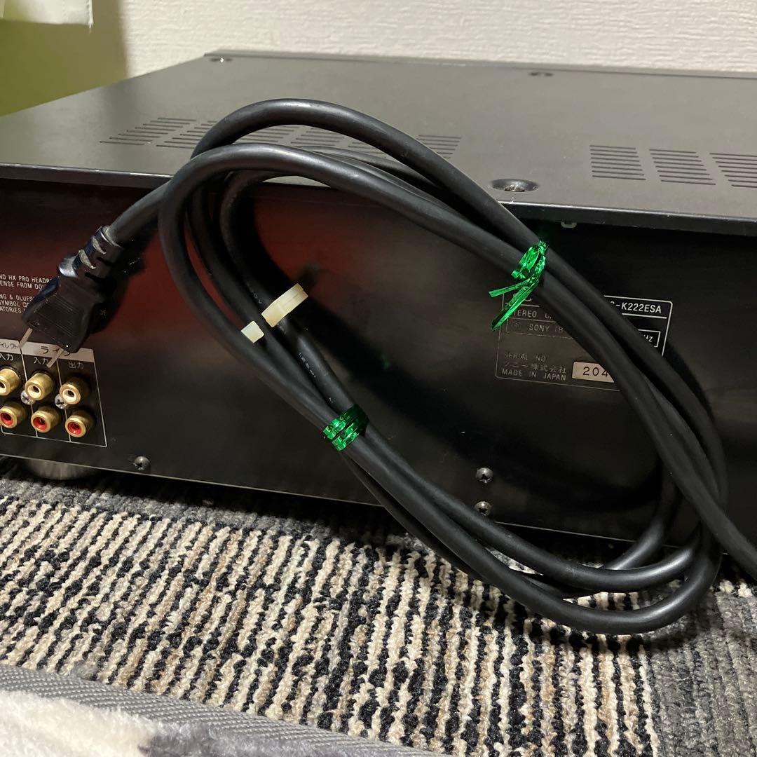 SONY ソニー 3ヘッドカセットデッキ TC-K222ESA ジャンク扱い