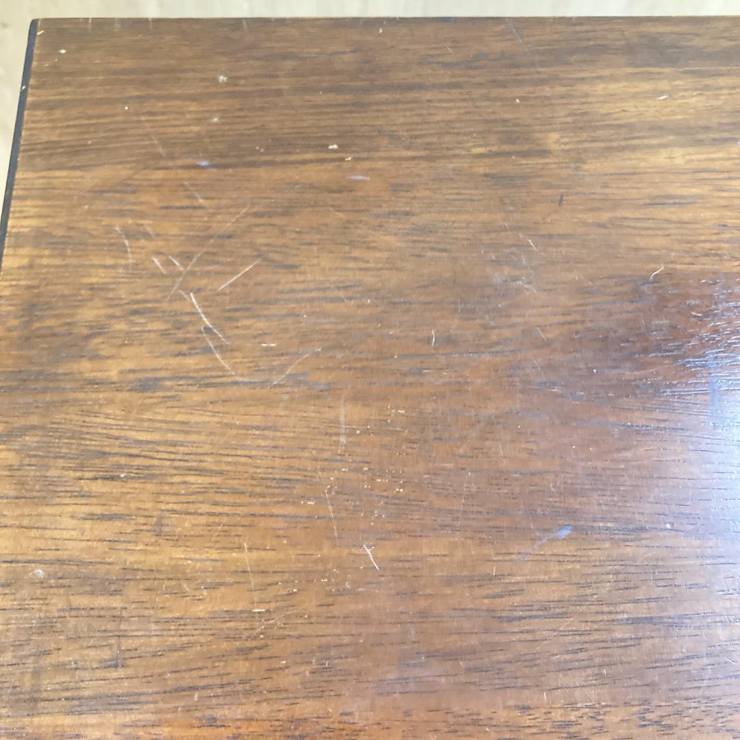 オールドカリモク　昭和レトロ　花台　キャビネット　電話台