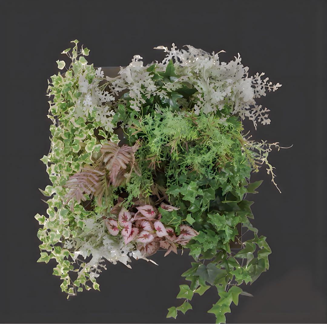 光触媒　人工観葉植物　ウォールグリーン　フェイクグリーン　壁掛けオーダー集444