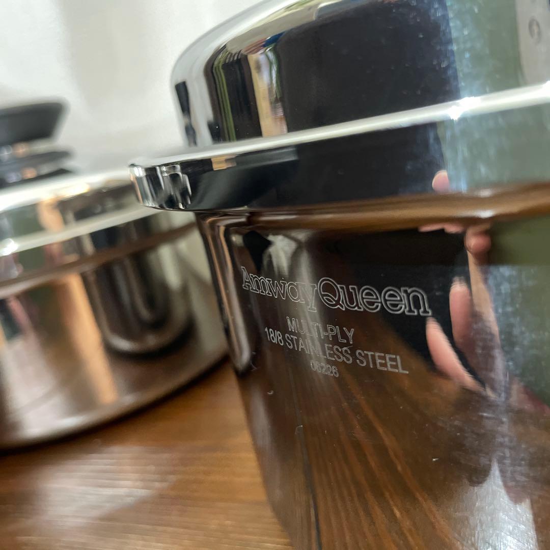 【限定セール中】アムウェイ　ソースパン　シチューパン　片手鍋　無水鍋