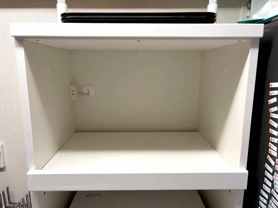 【松田家具・送料込】国産レンジ台・食器棚　幅59cm