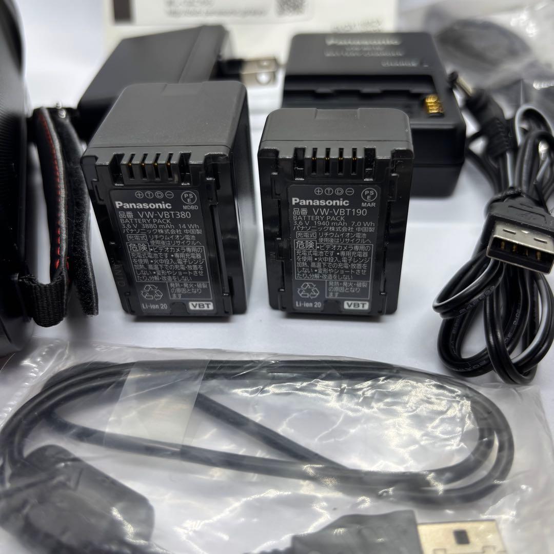 超美品 4K Panasonic HC-VX985M 大容量バッテリー&充電器付
