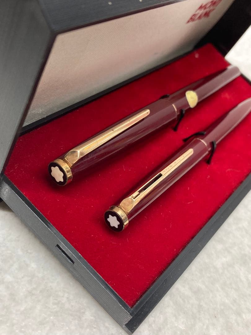 モンブラン 万年筆320ペン先 585 14金 ボールペン 380 2本セット