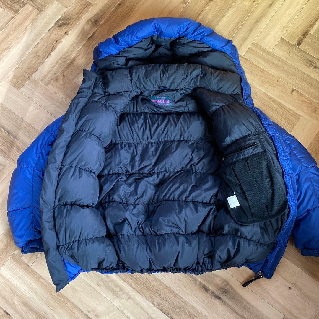90’s 旧タグ old mont-bell モンベル ダウンジャケット ブルー