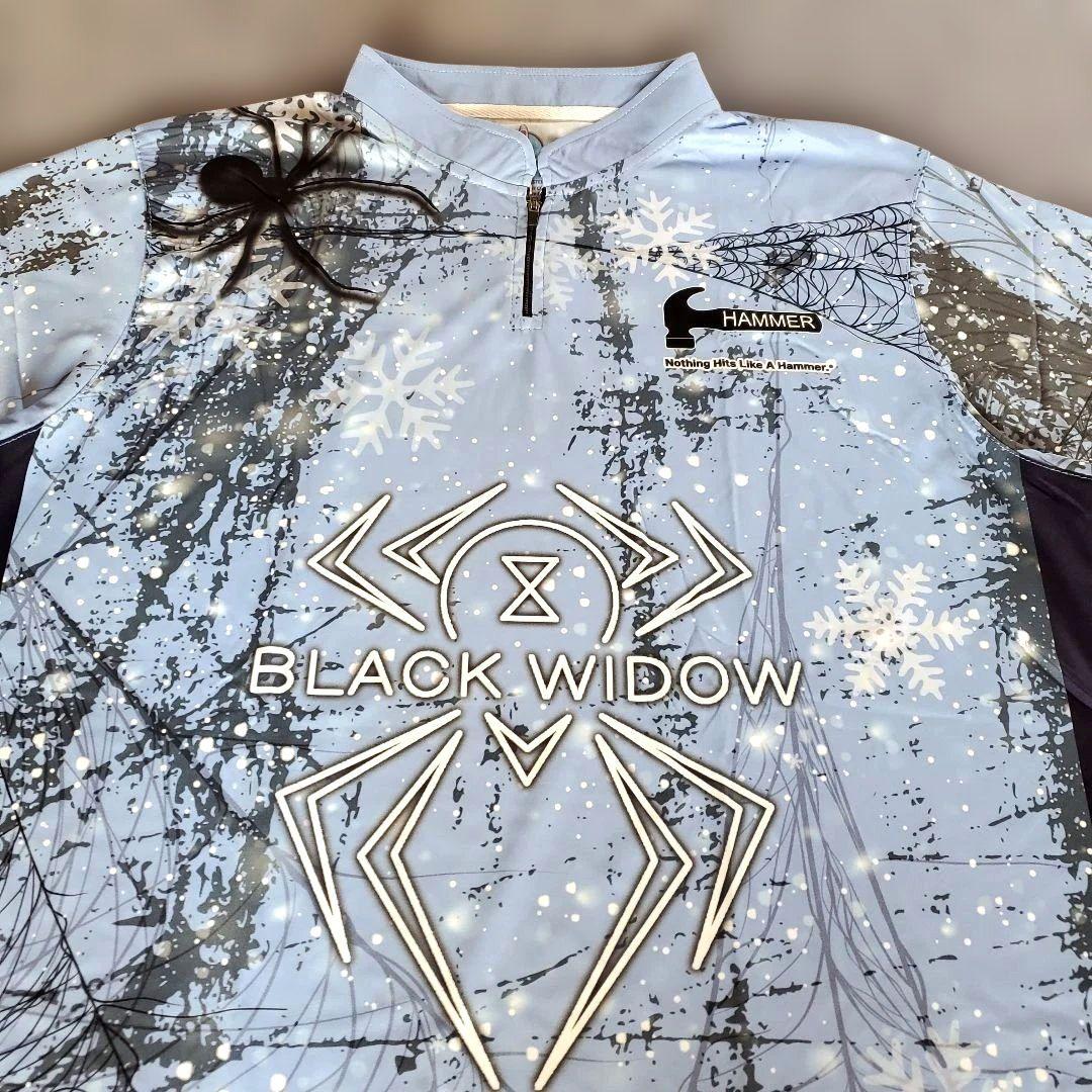 新品✨ブラックウィドー　ハンマー【3L】ブルー　蜘蛛　雪　ボウリングウェア