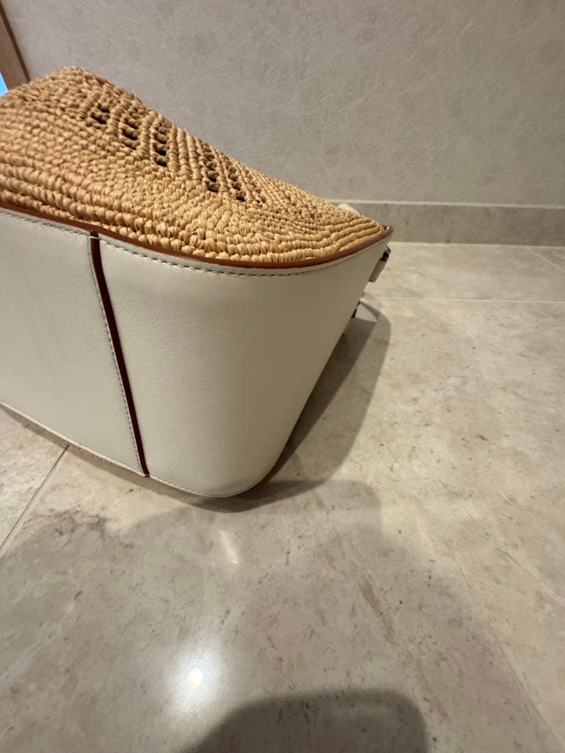 Loewe ハンモック　ホワイト ベージュ 2waysトートショルダーバック