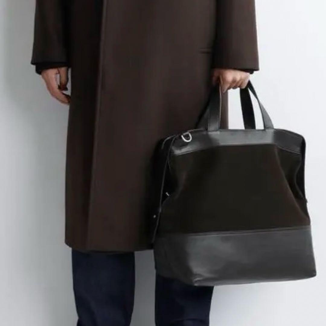 COS CITY MESSENGER BAG スウェード レザーバッグ