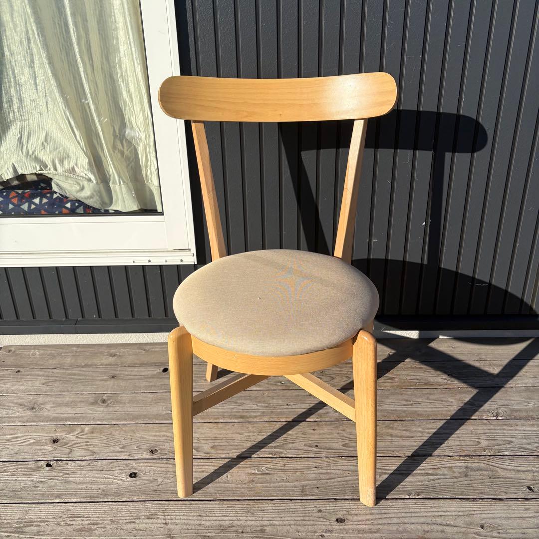 北欧レトロ プライウッド ダイニングチェア 椅子 ベントウッドチェア 古家具