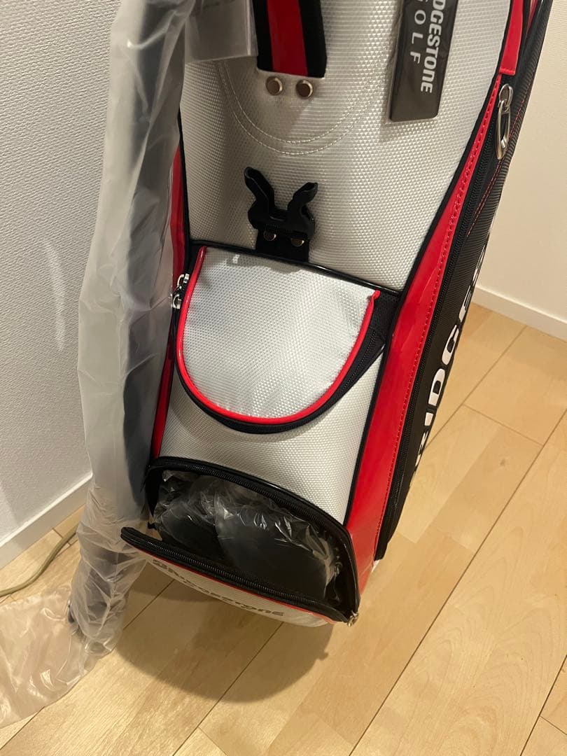 BRIDGESTONE ゴルフバッグ 黒/赤/白