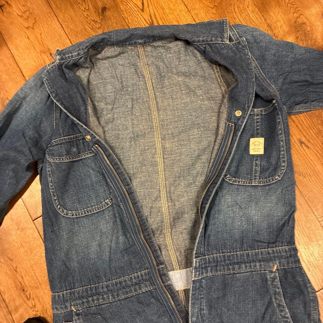 【希少】POLO RALPH LAUREN デニムつなぎ オールインワン 古着