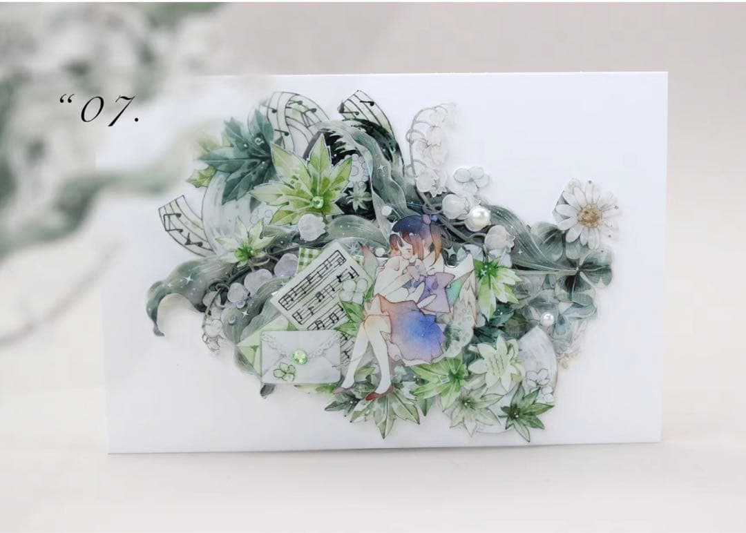 moodtape《春欲乘风归去》海外マスキングテープ　マステ 【1435】