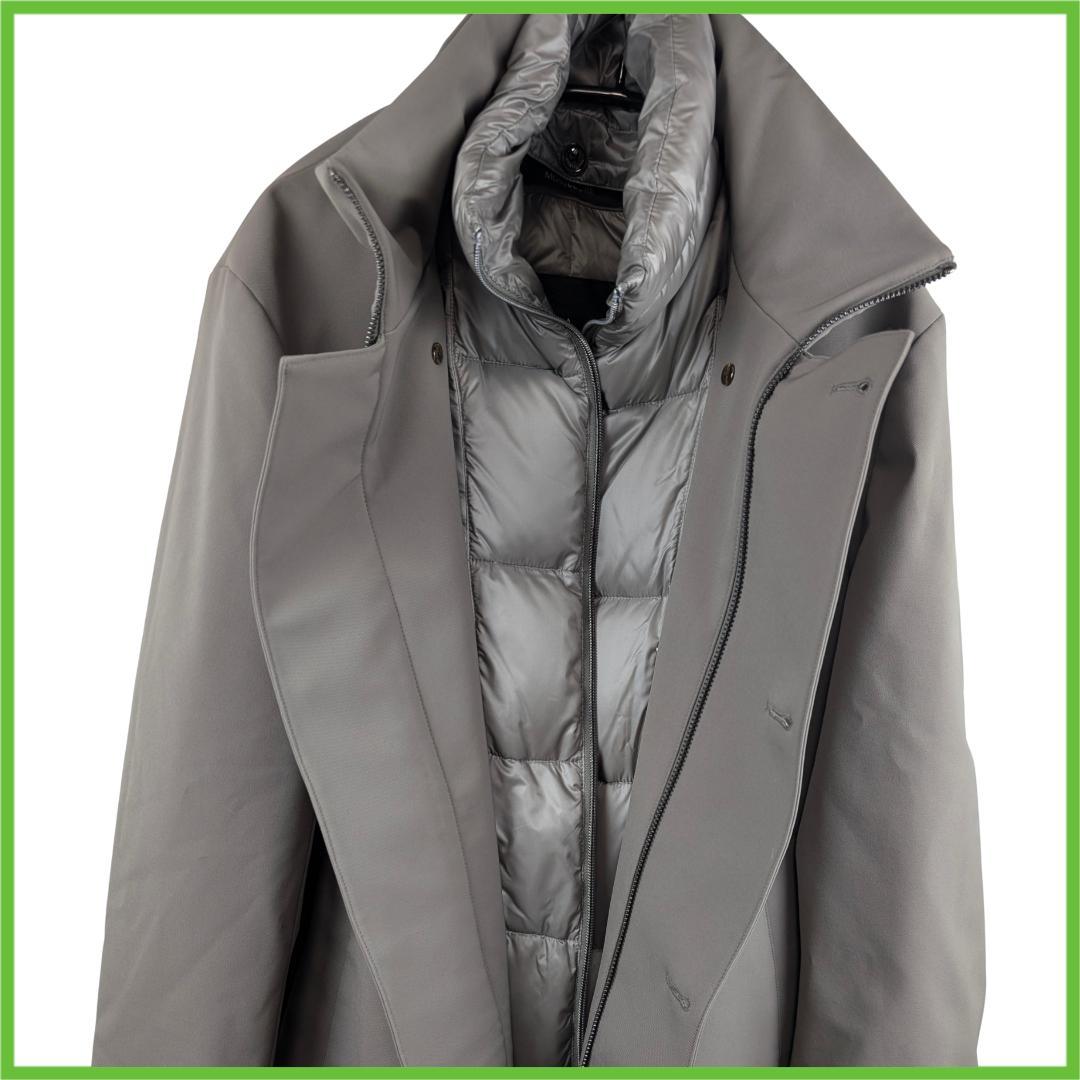 【美品】モンテコーレ Montecore ライナー付き ダウンコート Pコート型