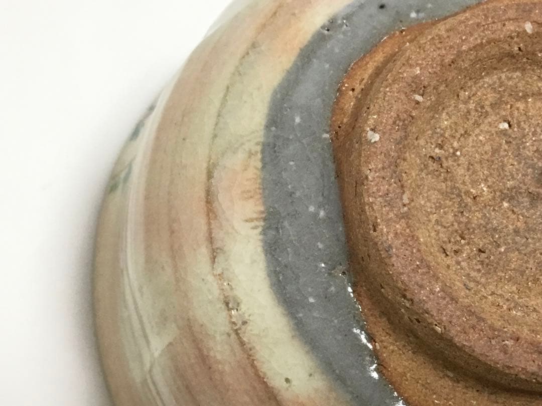 茶道具 古物品 茶碗 桃柳 勝龍寺窯 木箱入