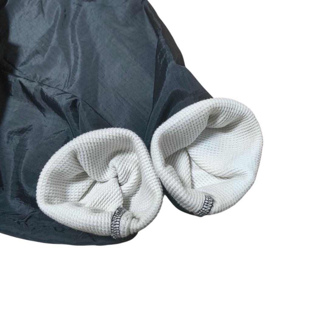 ロンハーマン　sizeM　ナイロンジャケット　ノーカラー　ダブルジップ　黒