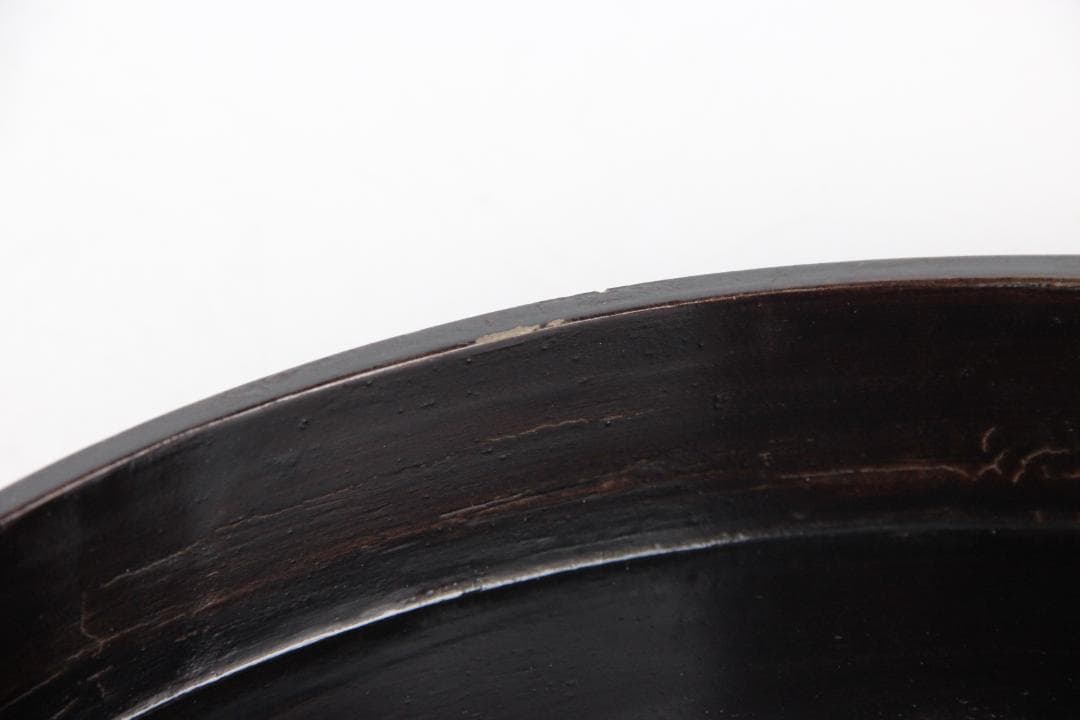 李朝　古朝鮮 朝鮮美術 李朝 螺鈿細工 嵌木造 蓋物　　蓋物 EY11-11