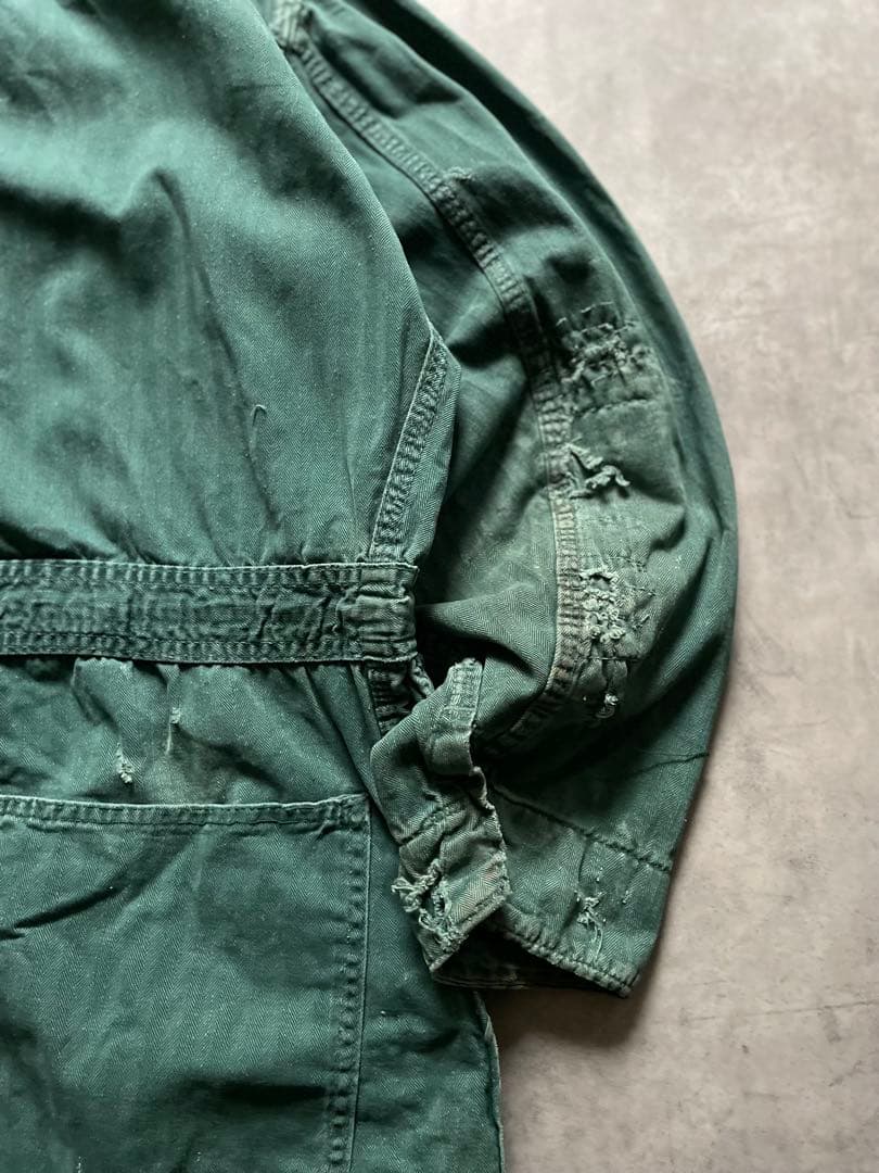 さ*う様 50s US製 HBT ワーク オールインワン つなぎ カバーオール