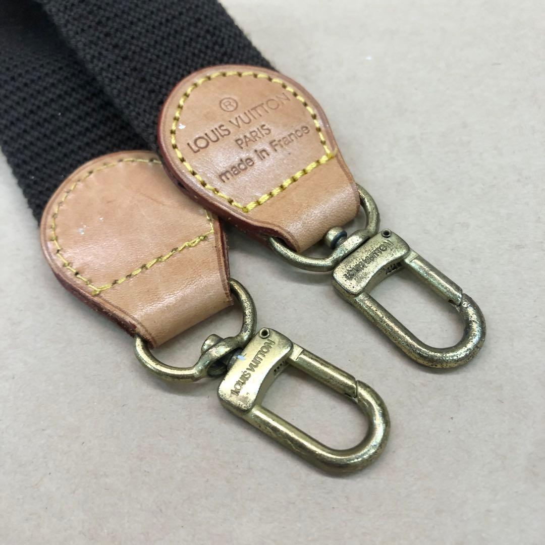ルイヴィトン ショルダーストラップ ヌメ革×キャンバス LOUISVUITTON