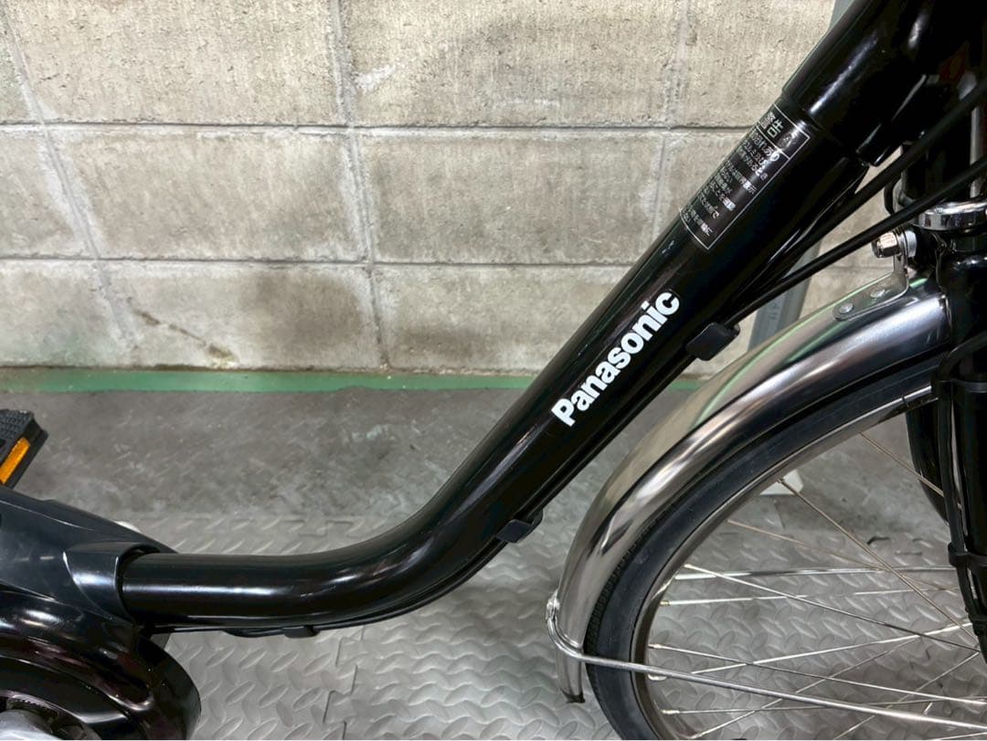 №8676 電動自転車パナソニック　ビビDX 24インチ ブラック　✨美品✨