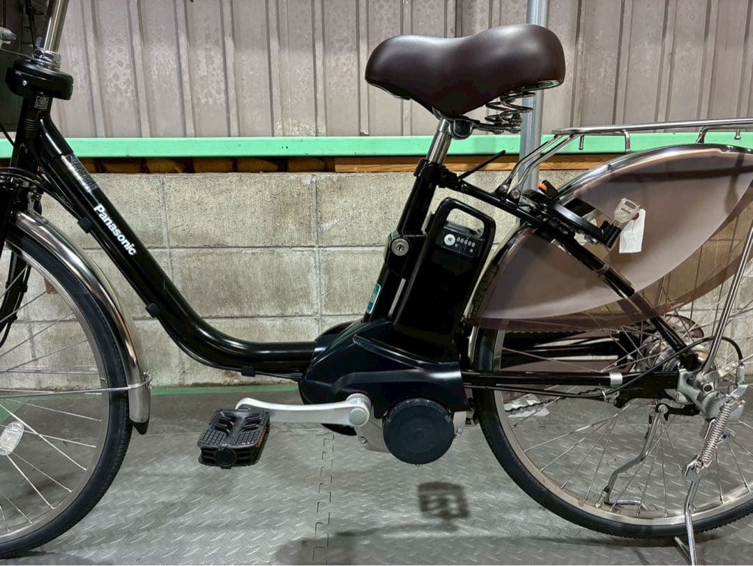 №8676 電動自転車パナソニック　ビビDX 24インチ ブラック　✨美品✨