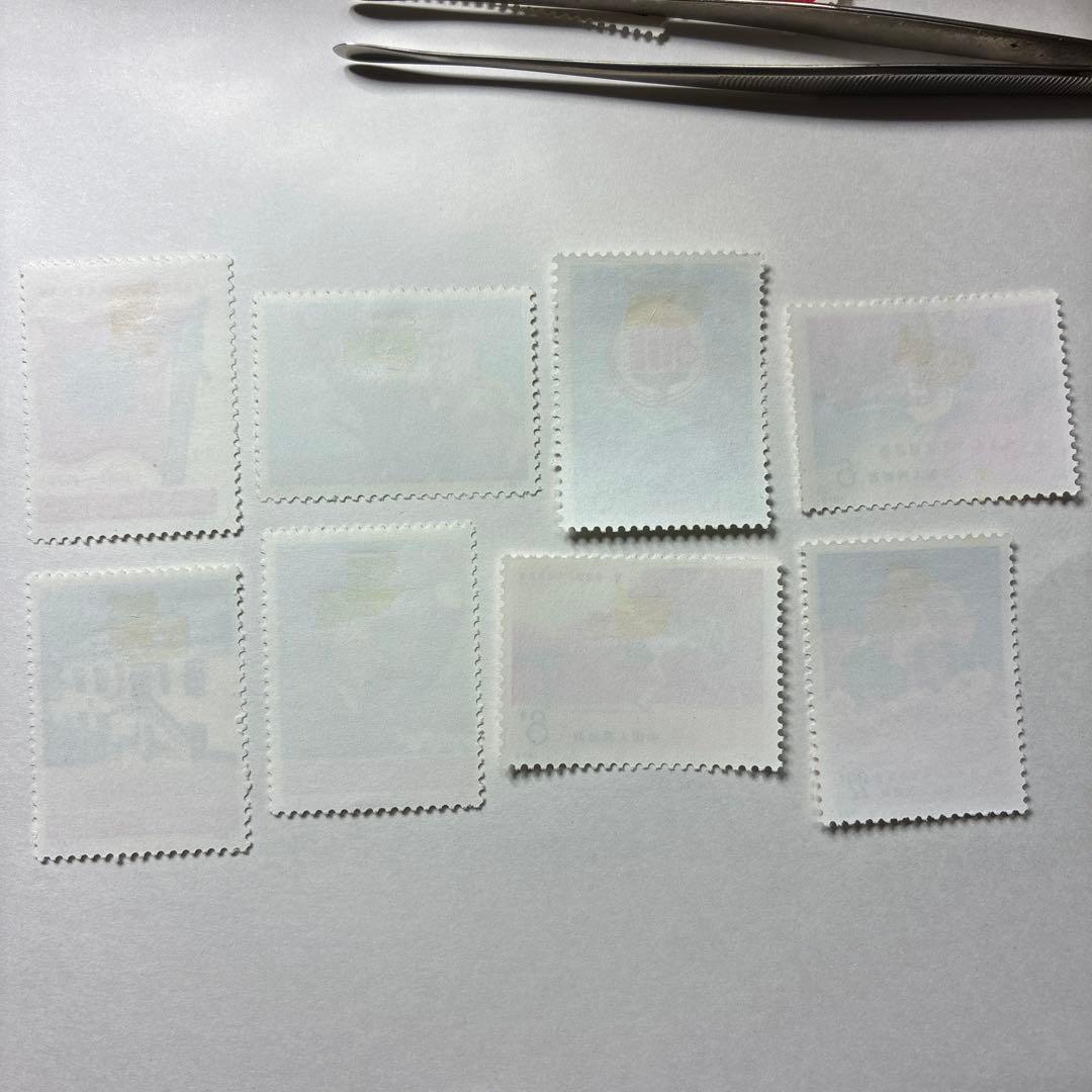 中国切手おまとめ4 ヒンジ跡有難有含