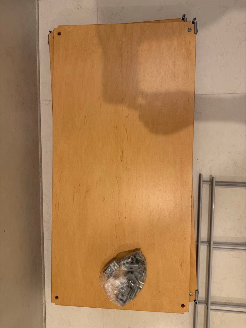 MUJI 無印良品　スチールユニットシェルフ木製棚ワイドタイプ