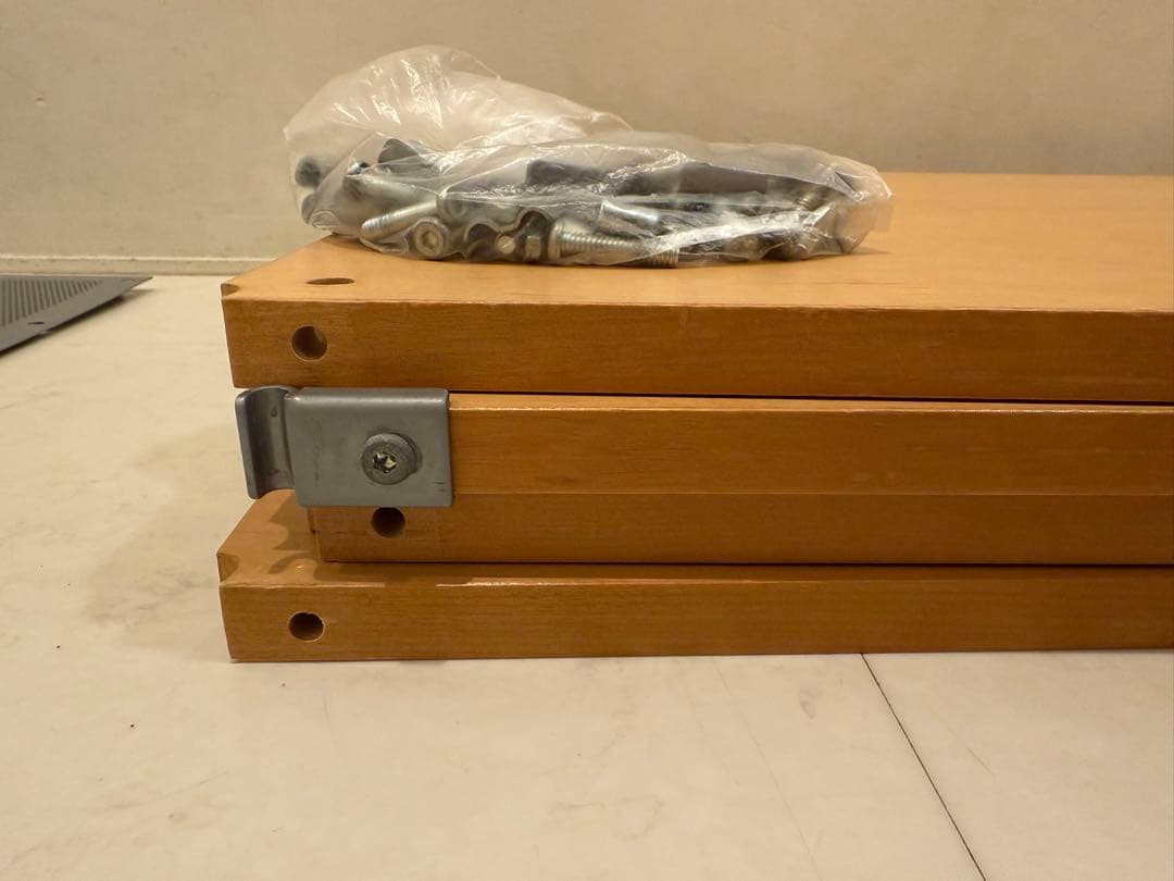 MUJI 無印良品　スチールユニットシェルフ木製棚ワイドタイプ