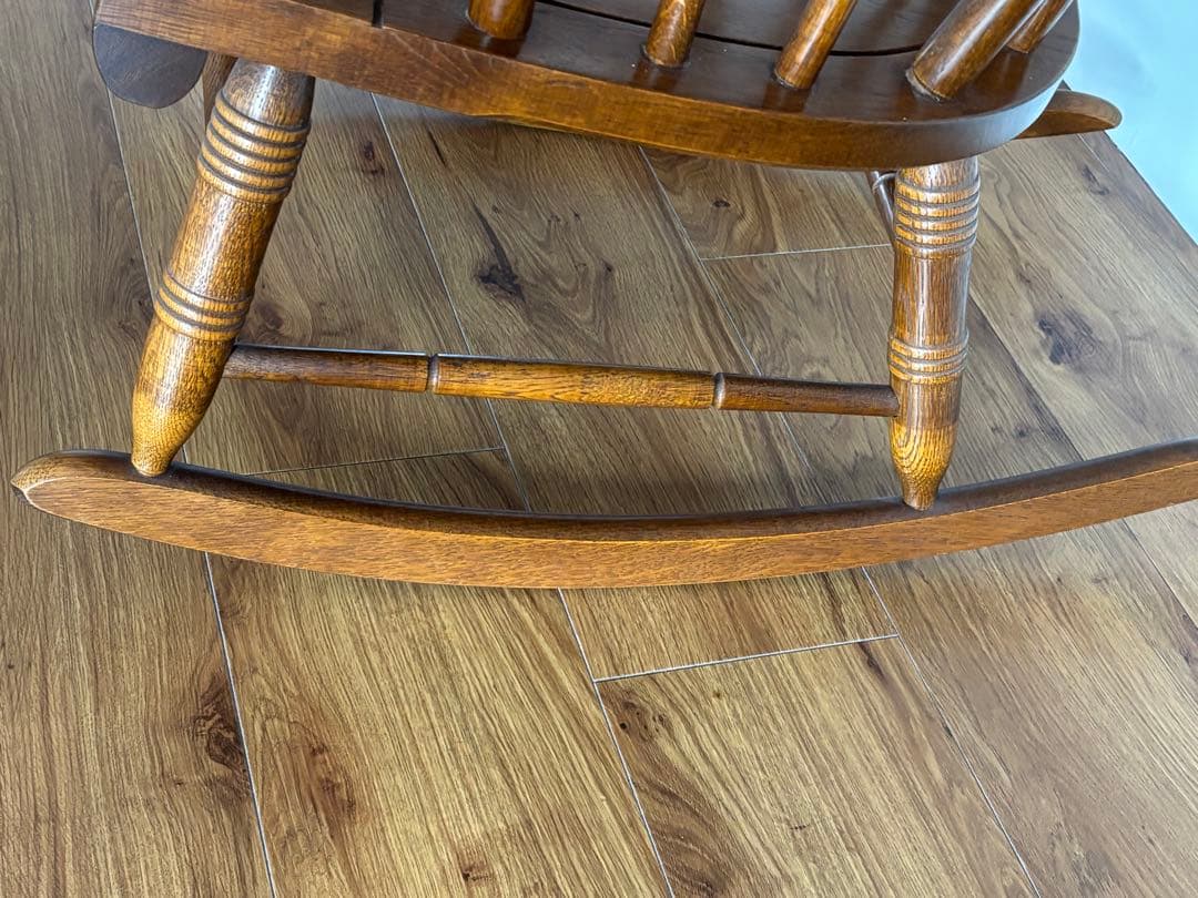 飛騨産業 キツツキマーク　木製　ロッキングチェア