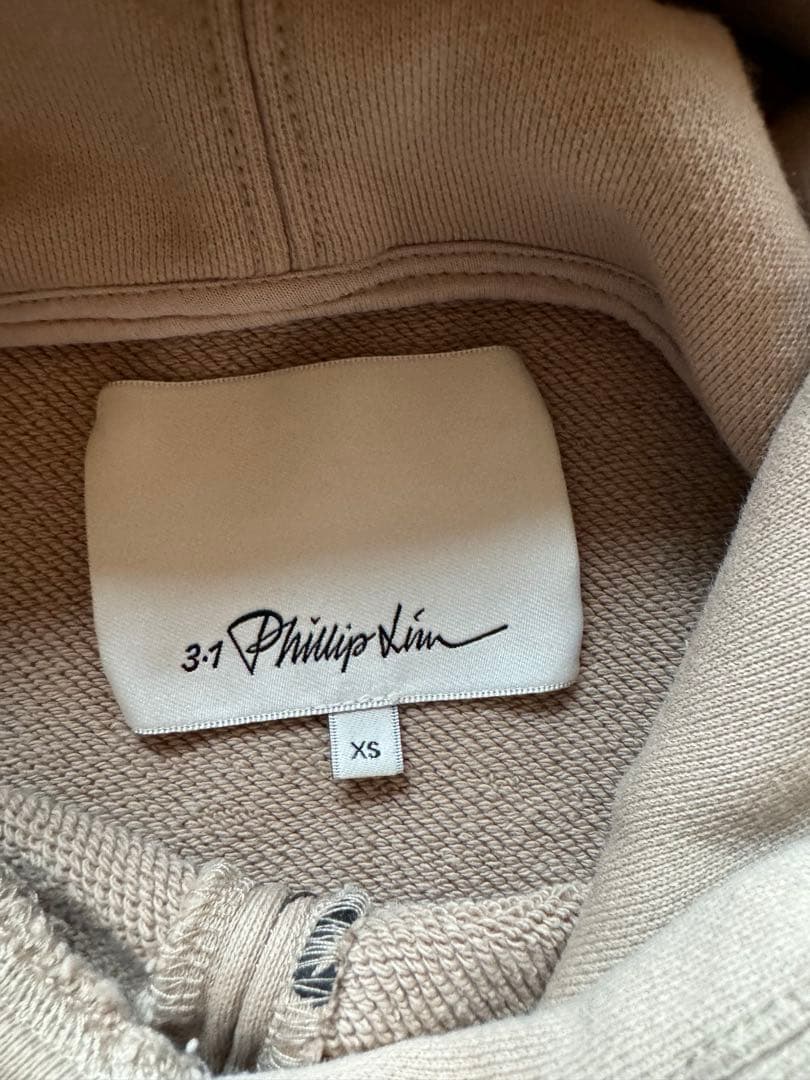 3.1phillip limフィリップリム トレーナー　パーカー　ベージュ XS