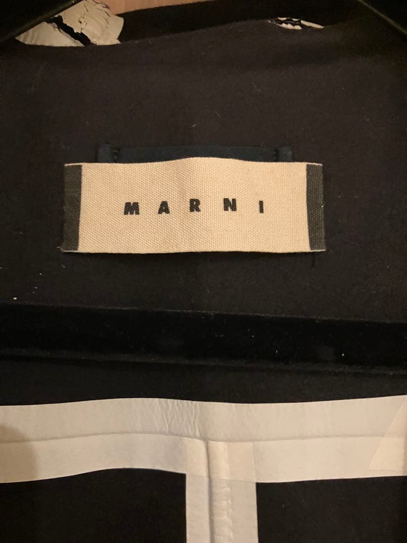 【即発送】値引き交渉OK marni マルニ 13AWメルトンフーデッドコート