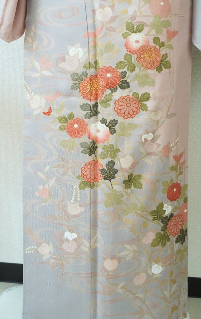 訪問着 4点フルセット a144 正絹　入学式　結婚式　七五三　お宮参り